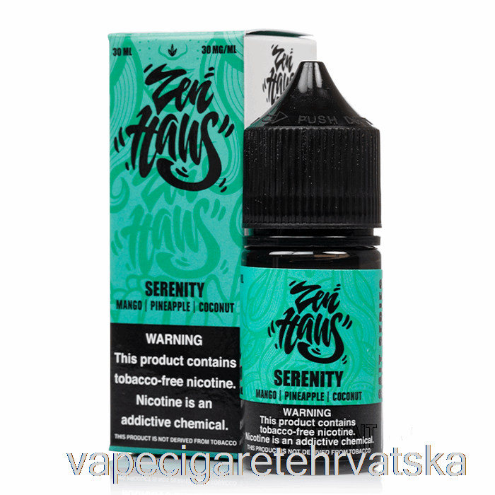 Vape Cigarete Serenity - Zen Haus Soli - 30ml 30mg